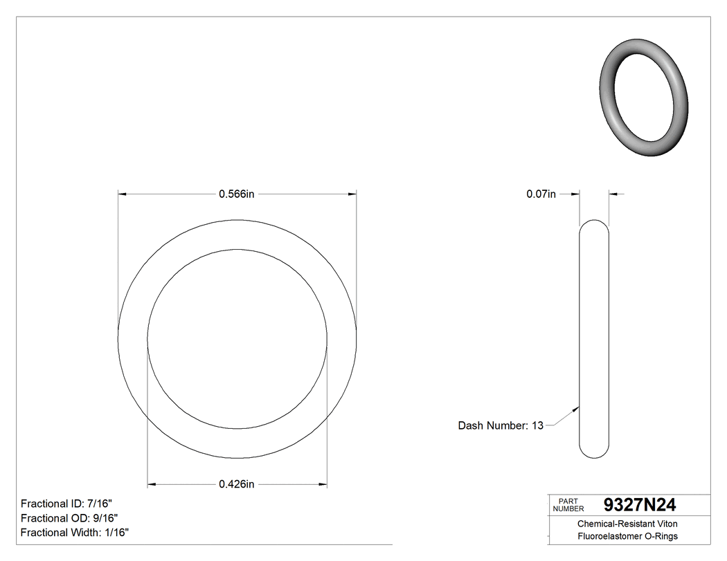Technical drawing - 9327N24